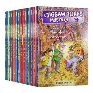 Jigsaw Jones 小侦探琼斯系列14册套装 英文原版 英文版 James Preller 青少年课外阅读章节书 进口英语儿童侦探冒险推理章节小说