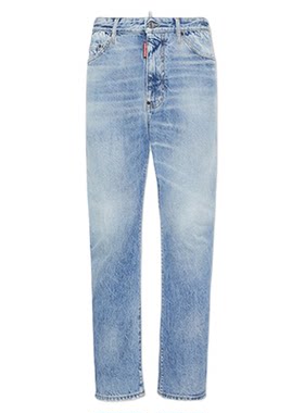 DSQUARED2/D2次方  男士直筒休闲牛仔裤Bro Jean