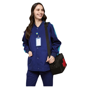 安诺新品秋冬巡回服护士服男女夹克洗手服外套风衣舒适上衣外出服