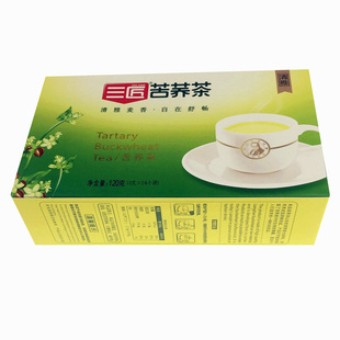 三匠苦荞茶120克礼盒装正品四川西昌大凉山荞麦茶正品小袋装麦香