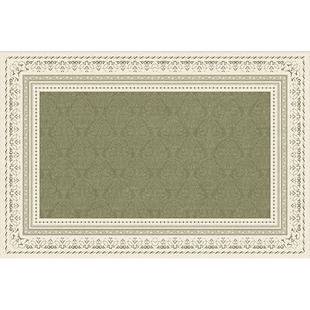 地毯客厅绿色法式复古2026新款中古波斯风防水免洗可擦轻奢高级感