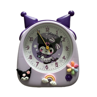儿童学生卡通个性闹钟强力叫醒台钟男孩女孩起床桌面卧室可爱时钟