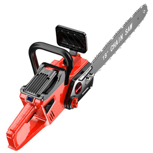 五羊本田王进口大功率锂电锯伐木锯家用充电式电锯手提电链锯电池