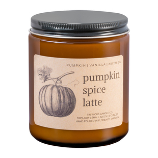 tinwicks香薰蜡烛南瓜波特兰咖啡馆twcc持久家用高级小众室内礼物