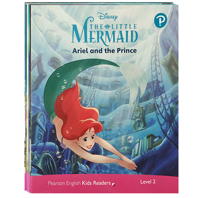 原版进口迪士尼英语绘本培生正版Disney Kids Readers for China Level 1/2/3/4/5/6级别少儿英语含朗文家app激活码