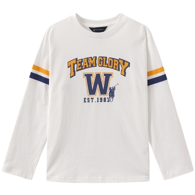 POLOWALK秋季男童长袖T恤圆领