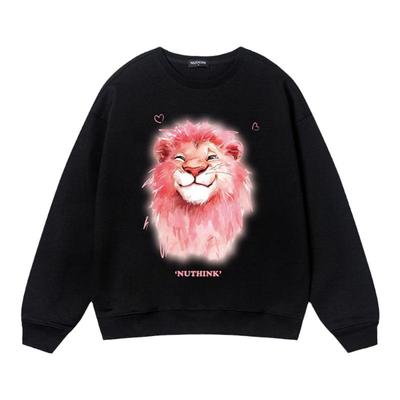 重磅无帽狮子卫衣男2026新款