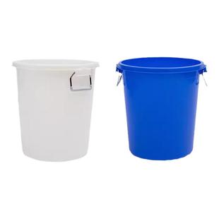 珠江牌特厚塑料大白桶家用储水桶食品级发酵桶腌菜酿酒带盖圆桶