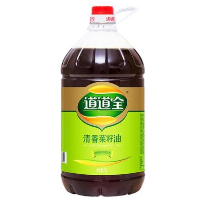 道道全菜籽油清香食用油物理压榨