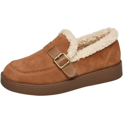 金猴冬季保暖加绒勃肯鞋加绒