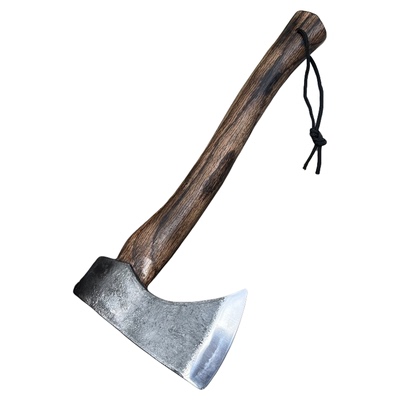 新款户外福尼斧尼曼斧头青冈木柄锰钢锻打方便携带露营劈柴砍骨用