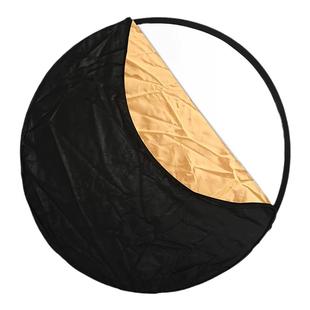 唯卓仕反光板60/80/110cm五合一小型便携外景反光板人像拍摄直播摄像摄影补光板支架手机自拍可折叠透光板