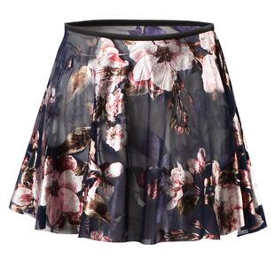 小茉莉波点白舞蹈纱衣女教师芭蕾舞练功服大人形体服修身网纱上衣