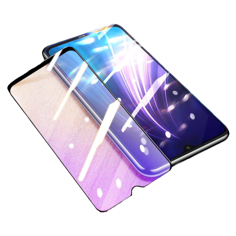 蓝光红米note8防指纹手机钢化膜