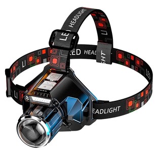 头戴式超亮强光头灯续航充电夜钓鱼专用感应超长户外手电筒矿灯