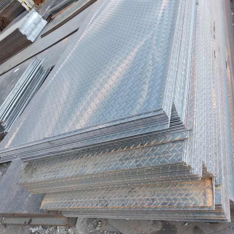 厂家现货供应 工程用花纹板Q235B楼梯踏步板 H型钢大量批发