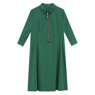 小个子妈妈连衣裙春夏季洋气减龄2026新款中老年女士百搭休闲裙子