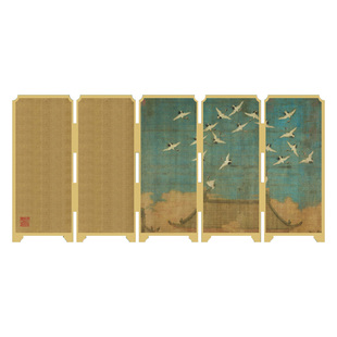 书法屏风书签桌面摆件宣纸折页毛笔手写古典中国风硬卡空白册页卡片学生手工文创diy材料古风国画卡纸作品纸