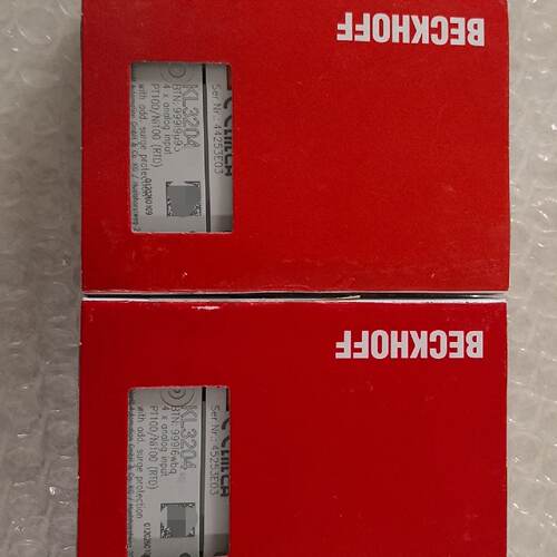 BECKHOFF倍福模块KL3204，正品全新原装未拆封，带