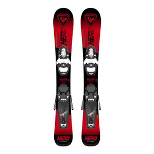 ROSSIGNOL金鸡儿童滑雪板双板新品装备HERO PRO含固定器新手款