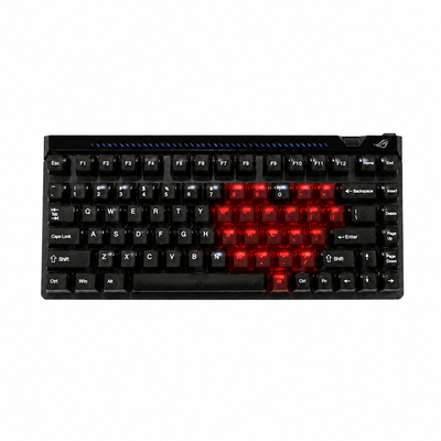 ROG魔导士Ace75HE磁轴V2X机械键盘特调晞肤雾透客制化电竞游戏