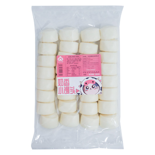 吉隆奶香小馒头300g加热即食牛奶馒头营养早餐半成品速食方便面点