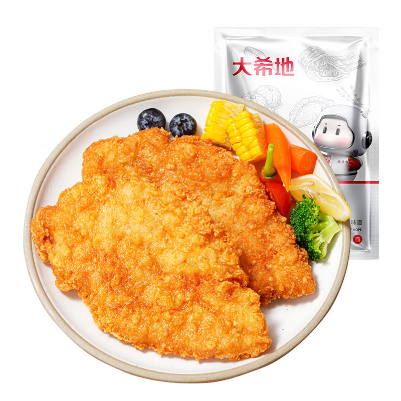 大希地油炸鸡排鸡肉半成品冷冻鸡块炸鸡10片空气炸锅食材汉堡鸡扒
