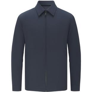 EMZ鄂尔多斯【防污】冬季新款商务正装保暖翻领鸭绒羽绒服外套男