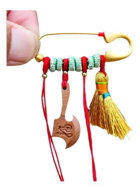 沙金别针手工diy安全胸针