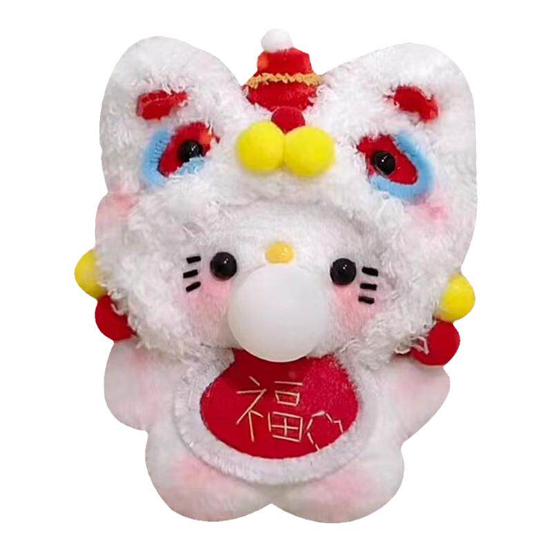 毛绒灰太狼帕恰狗玩偶挂件diy手工材料包吱吱叫520生日礼物送女友