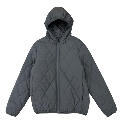 韩版菱格连帽款轻薄保暖男士棉衣