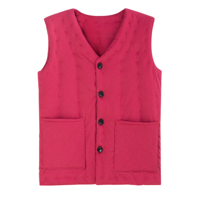 手工纯棉花加厚保暖棉坎肩秋冬季