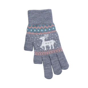 露半截两指头手套保暖男女情侣冬天可爱学生写字半指骑行针织毛线