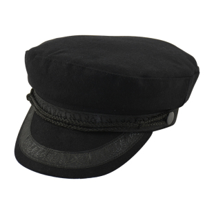 男人帮颜王孙秋冬男士帽子鸭舌帽韩版潮帽中年男帽船长帽时尚休闲