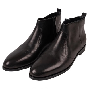 LESS优雅尖头女式低筒靴子女气质复古百搭摩登切尔西靴3O9M14220