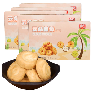 春光食品椰子饼干曲奇千层酥椰子华夫卷椰子薄脆盒装海南特产食品