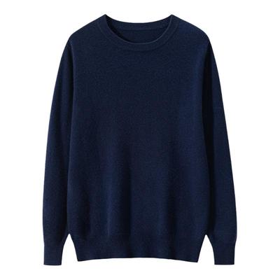 加厚羊绒衫男款2024秋冬新款高端圆领羊毛衫长袖套头毛衣男毛线衣