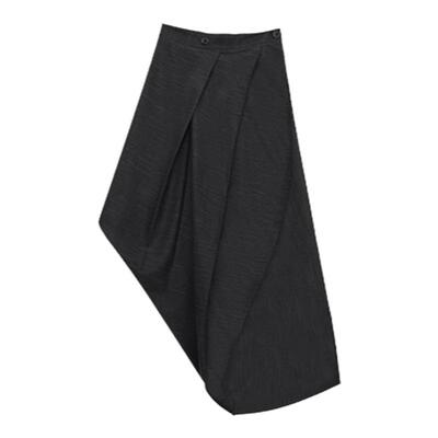 利达NEWDADADA开叉半身裙女春垂感显瘦A字裙半裙西装裙裙子TQ667