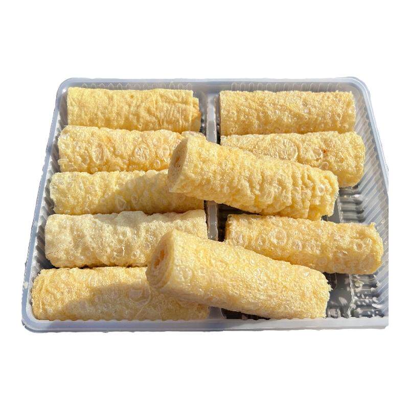 广西油炸黄金响铃卷豆皮卷螺蛳粉麻辣烫火锅商用素食材海底捞同款