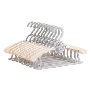 英氏婴儿晾衣架宝宝儿童多功能新生儿小孩专用衣撑家用挂衣可伸缩