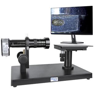 奥斯微工业电子显微镜高清数码放大镜接显示屏卧式平整度检测拍照测量高倍手机维修专业级