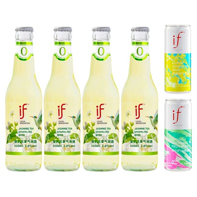 if果酒莫吉托鸡尾酒女士低度甜酒