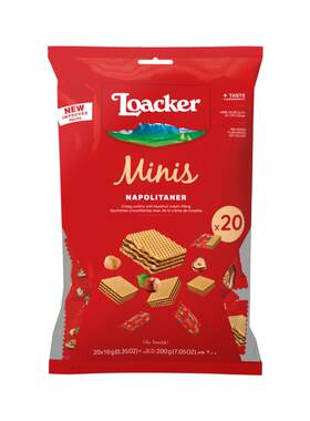 Loacker进口巧克力威化饼干