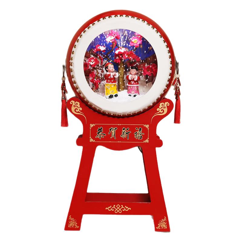 新年春节招财摆件装饰音乐盒
