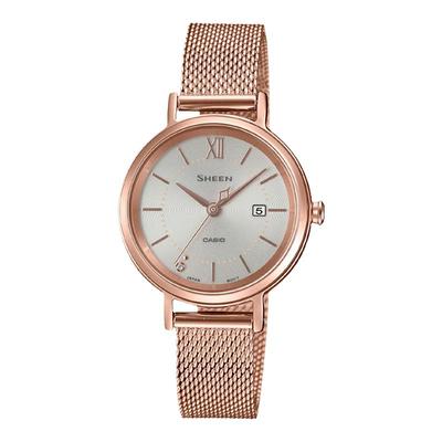 卡西欧日月星太阳能简约时尚女表