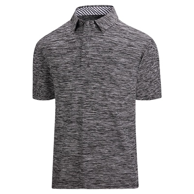 纯色翻领短袖高尔夫t恤polo衫