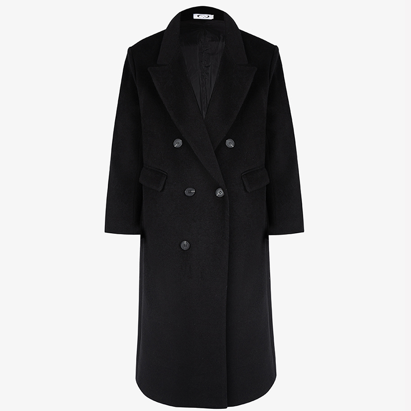 FEAR4FREE 定制款“氛围感穿搭”原创廓形垫肩羊绒毛呢大衣男女