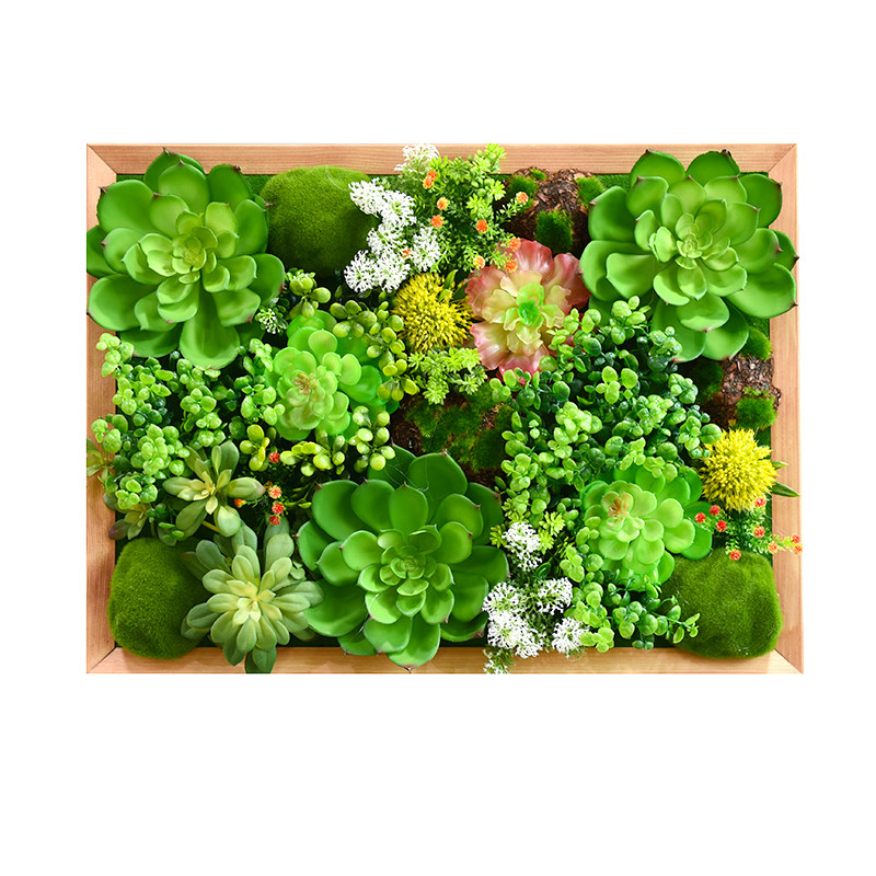 仿真绿植多肉壁挂假花田园挂壁饰立体电表箱遮挡室内植物墙面装饰