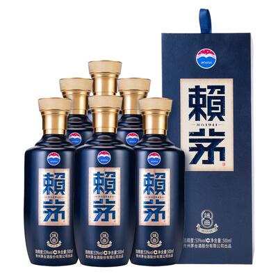 赖茅53度端曲雅韵酱香500ml*6瓶