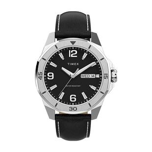 TIMEX天美时Main Street系列星期窗口夜光八角形时尚石英手表男款